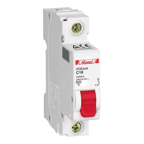 قاطع تيار كهربائي هيميل MCB 1P AC